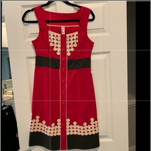 Pink sun dress from anthropology